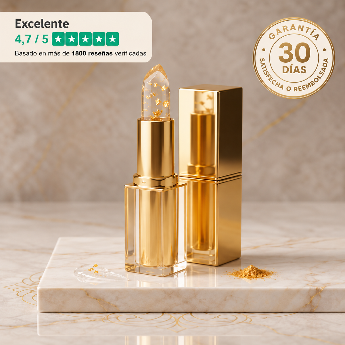 Nuancia La Reveladora — Labial Adaptativo con Oro 24K