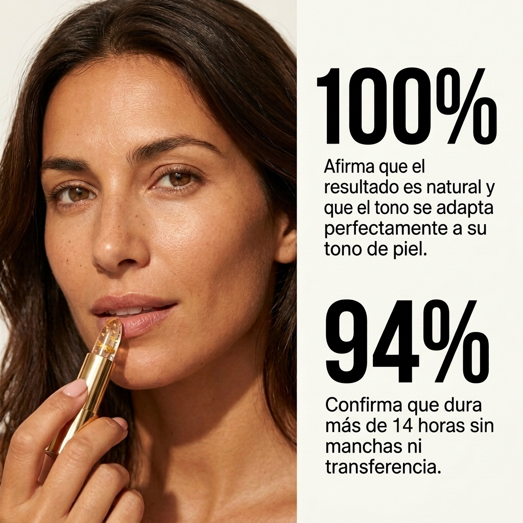 Nuancia La Reveladora — Labial Adaptativo con Oro 24K